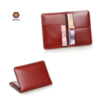 

ALAVCHNVA original design new handmade retro first layer vegetable tanned skin folder multi-function passport package BR9083