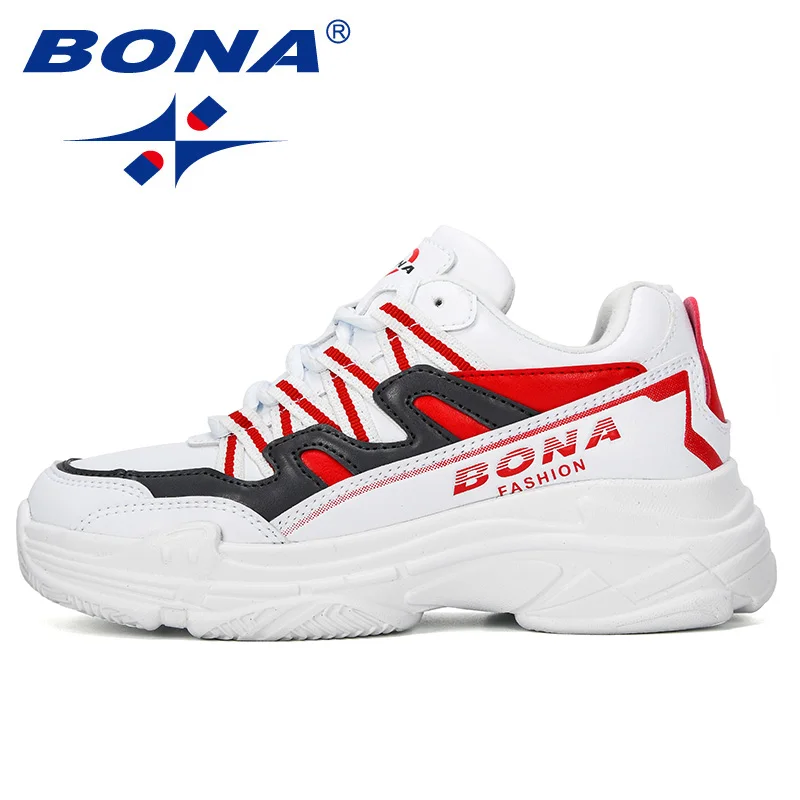 Preise BONA 2019 Neue Designer Frauen Wanderschuhe Im Freien Turnschuhe Dämpfung Höhe Plattform Atmungs Mikrofaser Körbe Femme Comfy