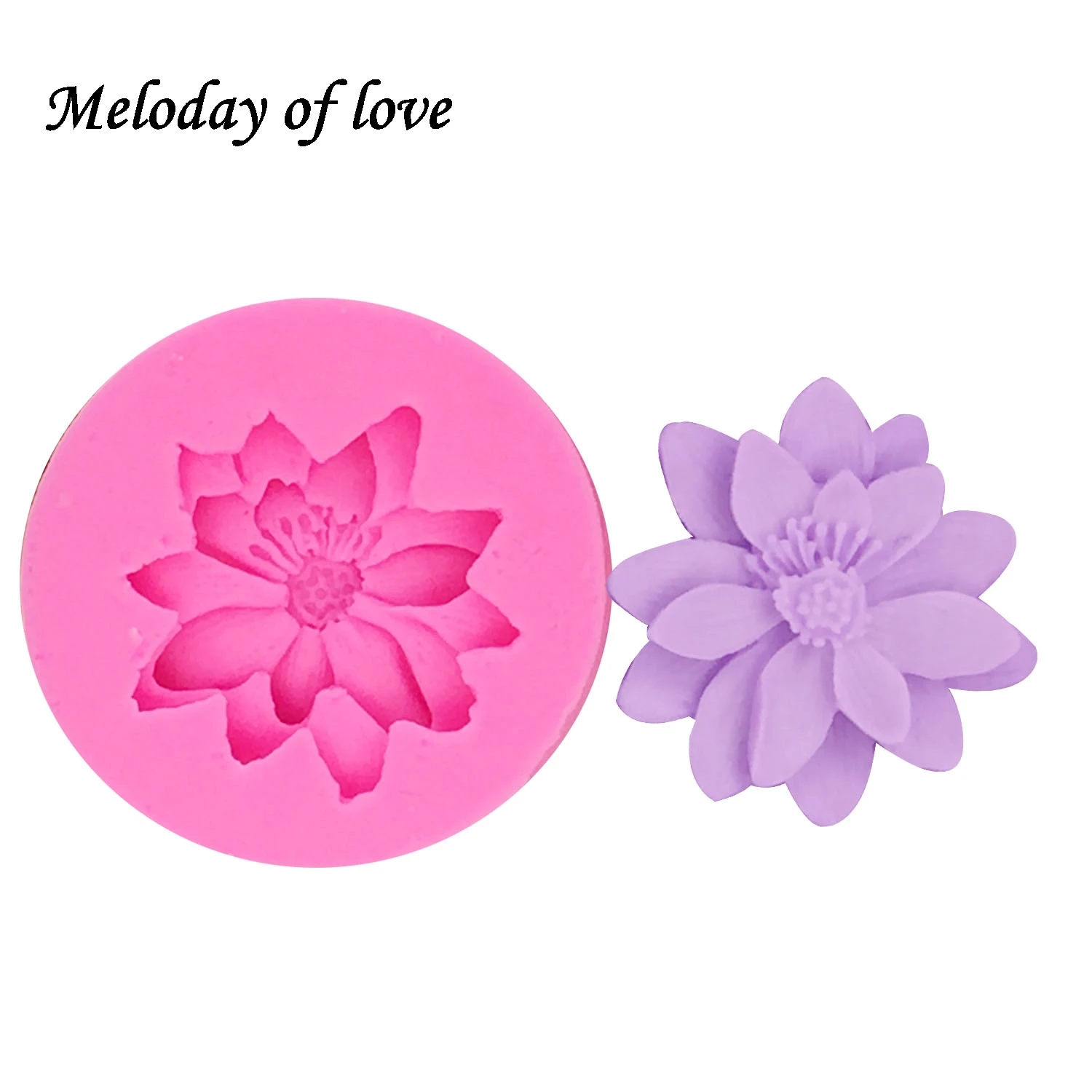 Lilac Flowers Silicone Mold DIY Cake Border Decoration Sugarcraft Polymer  Clay Crafts Mould 