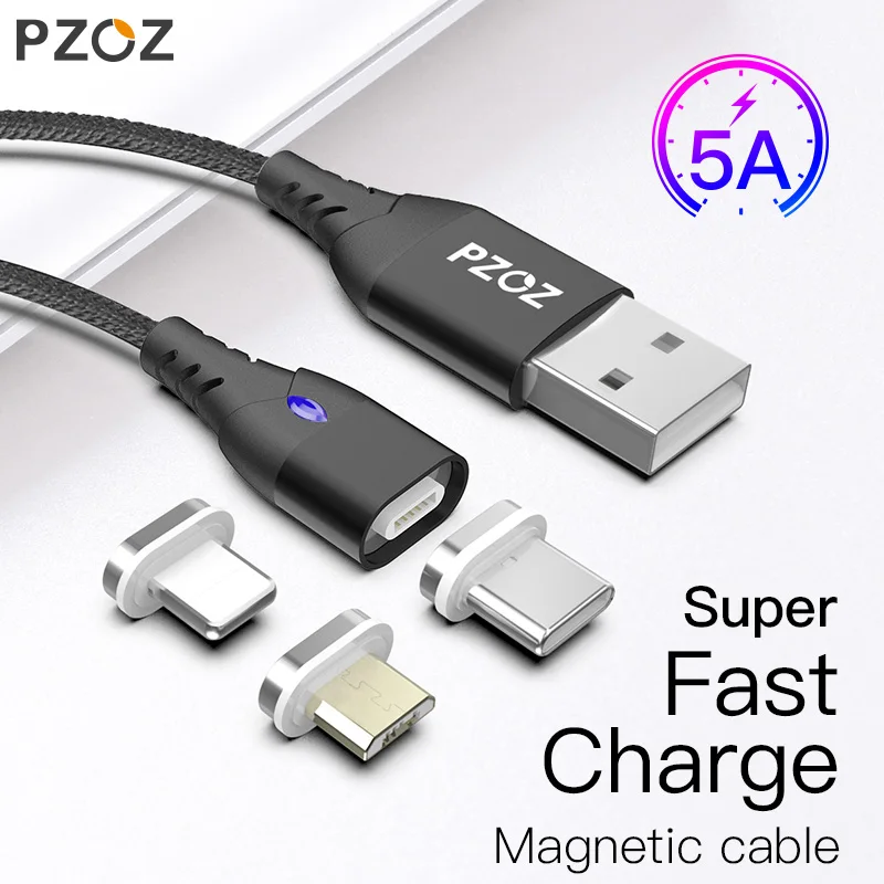 Buy PZOZ 5A Cable Micro usb Type C Super Fast Charging Phone Microusb
