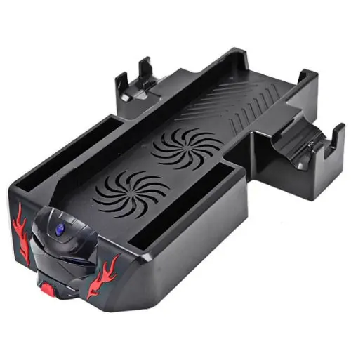 

Top Deals 4-in-1 Vertical Stand Support with Cooling Fan Heat Reduction for Xbox One Black