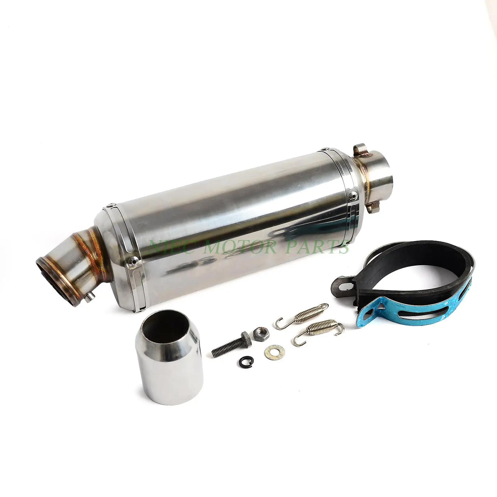 ᓂMotorcycle Universal 3851MM Exhaust ① Muffler Muffler Pipe Fit for