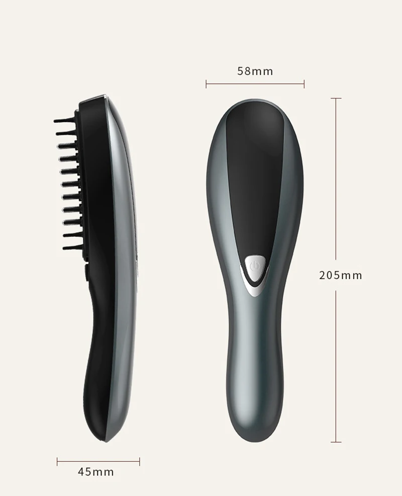 Estimular o Crescimento do Cabelo Pente de Cabelo Regrowth do Cabelo Importados para Líquidos Multifunções Vibração Rebrota Massagem Couro Cabeludo Massageador Pode no Mod. 1259020 18 Pente de Cabelo Rebrota Regrowth Do Cabelo