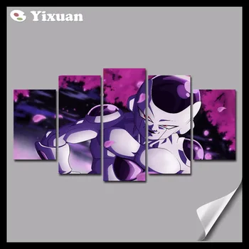 

Frame 5 Panels Canvas Painting dragon ball Frieza Wall Art Painting Modern Home Decor Picture For Living Room