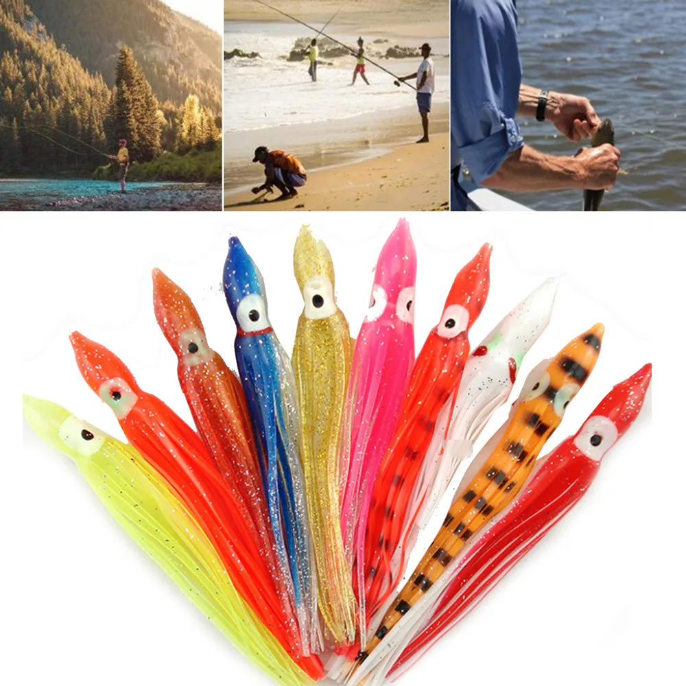 Hot Sale Bright colors fishing lure Supplies Simulation PVC Fishing