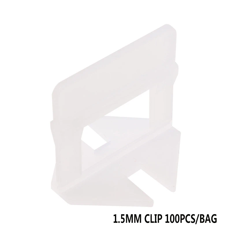 

New Arrival 1.5mm Clip of Tile leveling system FG-2(Flat Clips) for thickness of 3mm to 12mm tile sold by bag 100pcs/bag