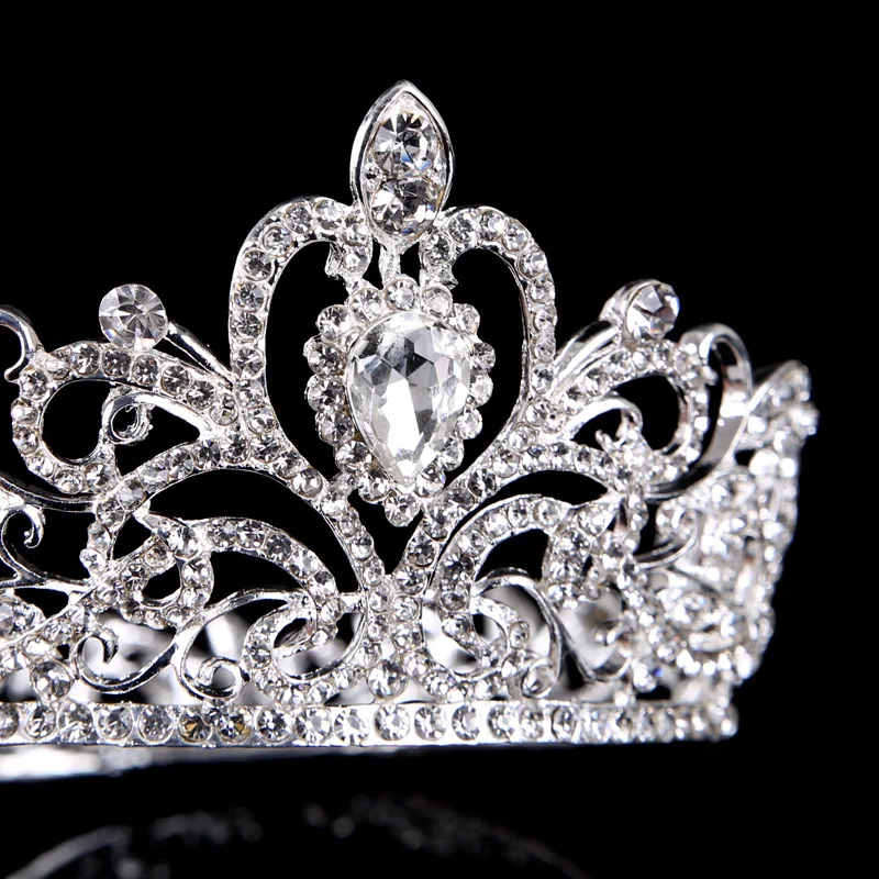 Bridal headwear Wedding Tiaras Bridal Hair Accessories Kids Crown for Cake Topper