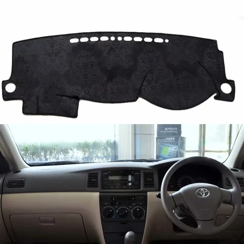 

Flannel Dashmat Dashboard Cover Dash Car Mat Carpet Car-styling for Toyota Corolla Altis Fielder E120 E130 2003 2004 2005 2006