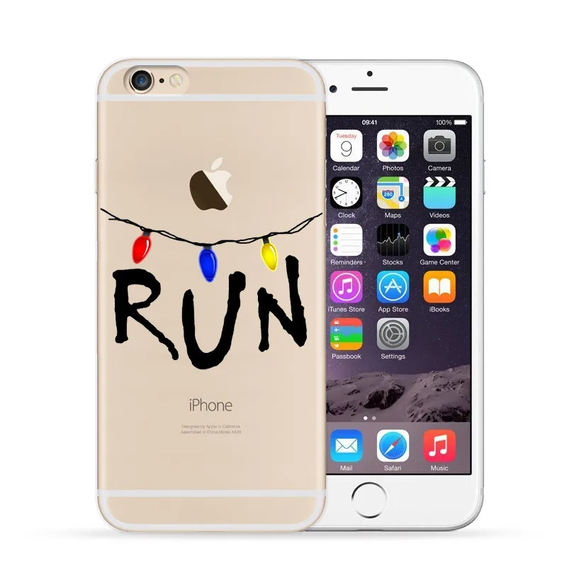 iphone 7 plus phone cases Stranger Things Christmas Lights Case For iphone 7 7Plus 6S 8 Plus X 5S SE Soft silicone TPU Phone Cases Back Cover Fundas Capa iphone 7 cover