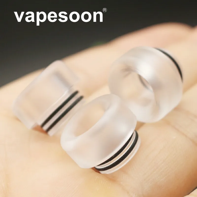 

25pcs White in Clear Acrylic 810 Drip Tip Mouthpie for e-cigarette 810 Thread Atomizer Vaporizer as Reload / Manta RTA CETO RDA