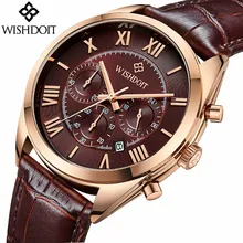 Marque de luxe Hommes de Mode Casual Sport Montres Hommes Étanche En Cuir Quartz Montre Horloge Homme Relogio Masculino militaire Montre