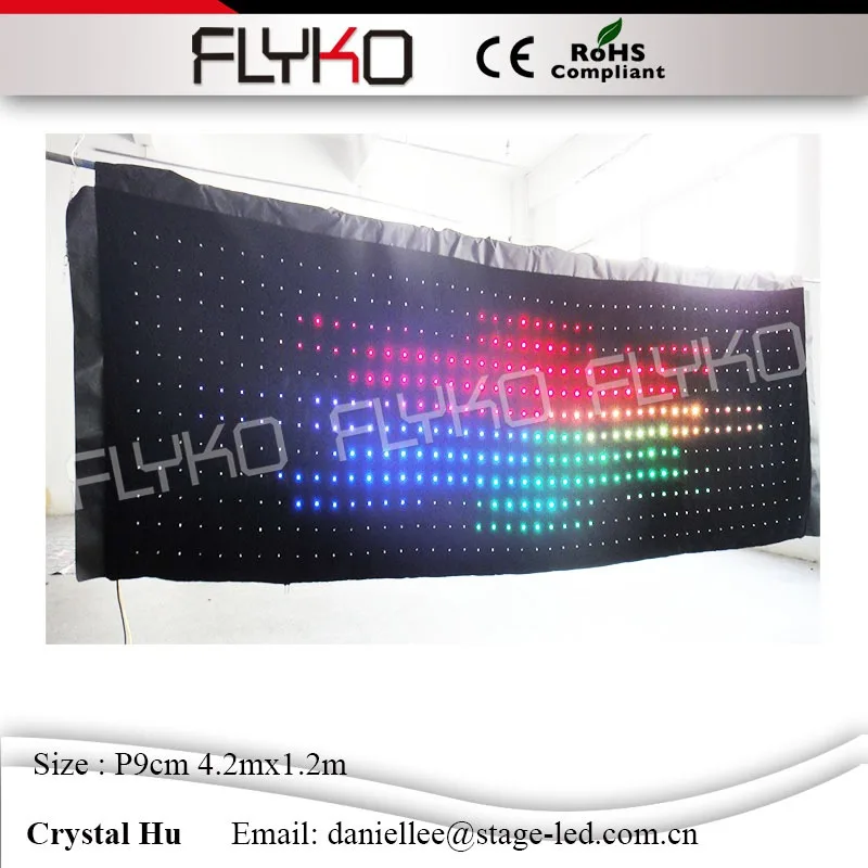 

Fantasy curtain wall flyko stage p90mm use for concert , dance hall , christmas etc