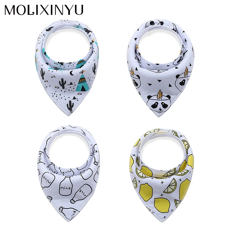 

MOLIXINYU Baby Bibs Bandana Triangle Towel Cotton Infant Toddler Fashion Baby Bandana Bibs For Baby Girls Boys Bibs Unisex