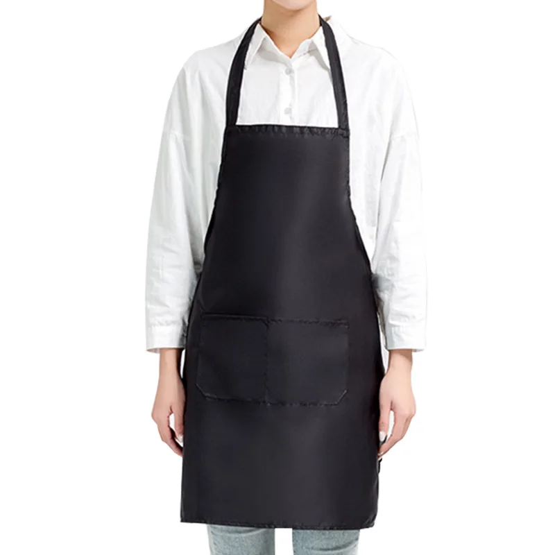 

4 Colors Solid Color Apron Pocket for Chefs Butcher Kitchen