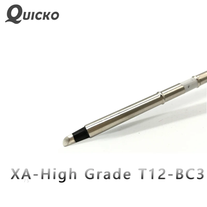 QUICKO XA High-gradeT12-BC2 BC1 BC3 наконечник паяльника/малая сварочная головка в форме подковы для паяльной станции серии T12