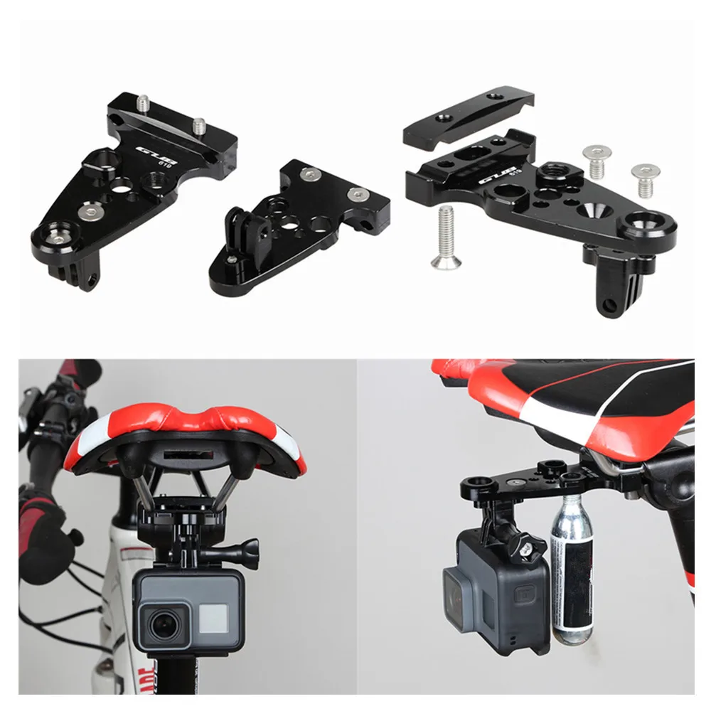 

GUB Mountain Bike Saddle Rail Mount for GoPro CO2 Cylinder Transfer Seat Fixed Bracket Sport Camera Adapter Aluminum Alloy