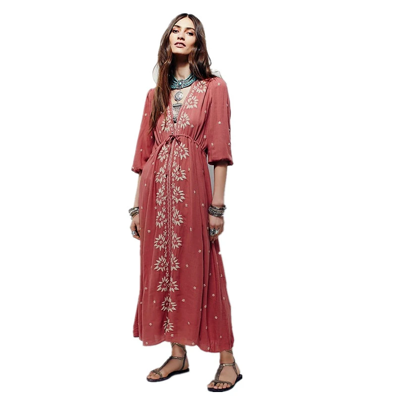 Popular Mexican Embroidered DressBuy Cheap Mexican Embroidered Dress