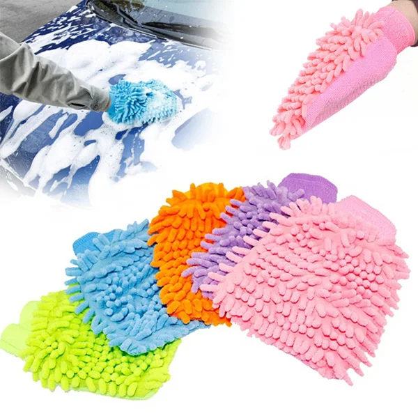 Super Mitt Microfiber Car Wash font b Gloves b font Washing Cleaning Anti Scratch car washer