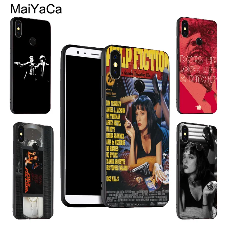 

MaiYaCa Vintage Film Pulp Fiction Soft Phone Case For Xiaomi Redmi 5 Plus S2 6A Note 5 Pro 7 5A 4X Mi 8 6X A2 6 9 Max 3 2 Mix 2s