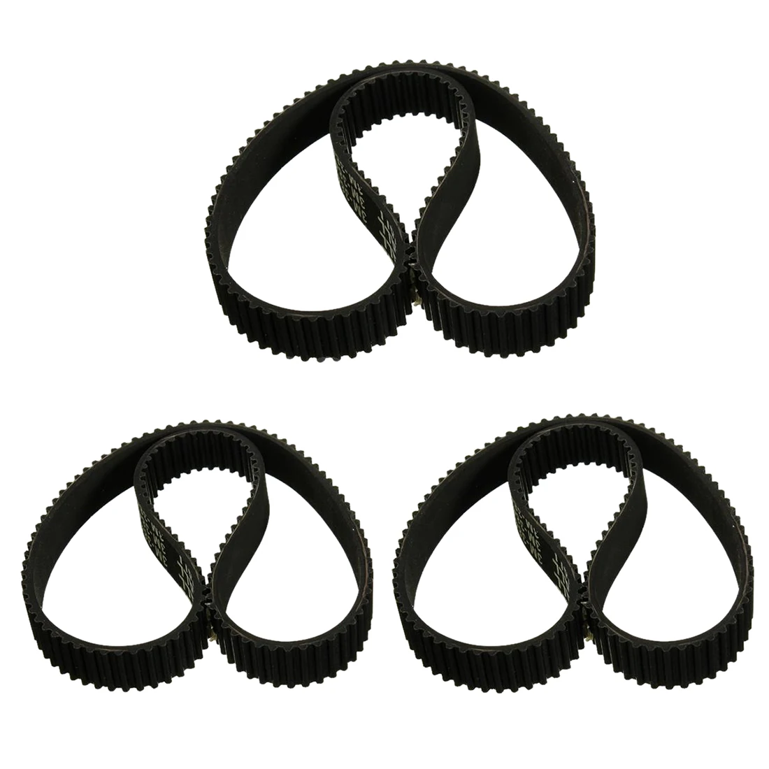 MUMIAN 3x Toothed belt V belt Toothed belt 12x384mm for electric