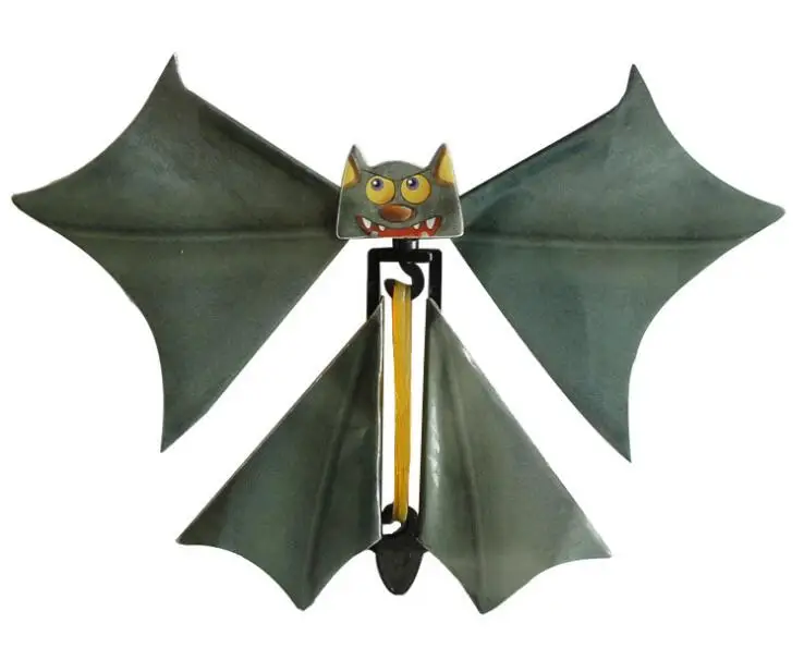 Magic Flying Bat Flutter Card Prank Flying Paper Bats Funny Halloween