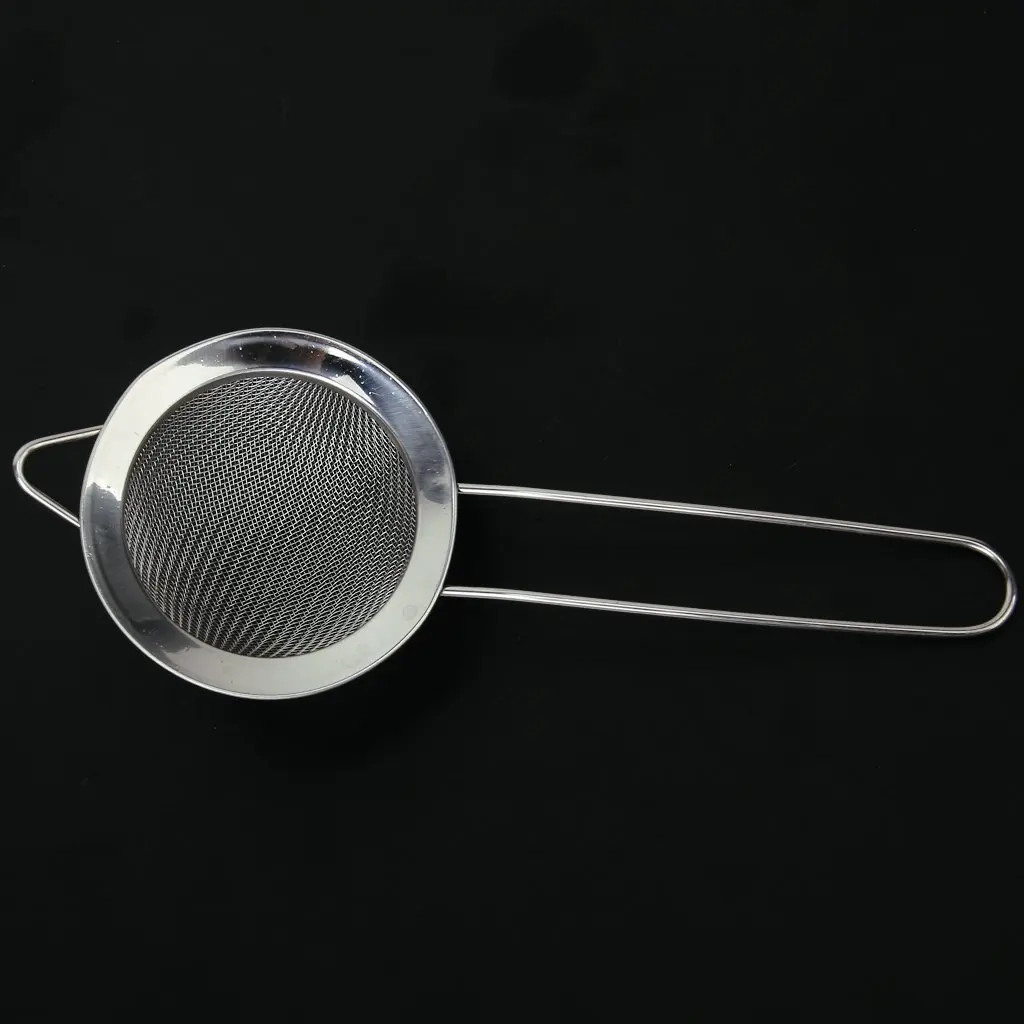 Wholesale price Stainless Steel Double Layer Mesh Flour Sifter with