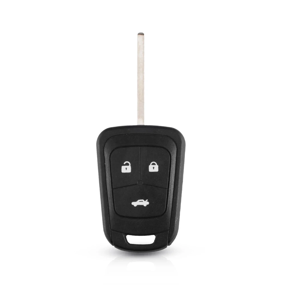 Dandkey 2/3 кнопка дистанционного ключа автомобиля чехол для Chevrolet Camaro Sonic Cruze Malibu Spark Equinox Aveo ключ для машин Марки Opel HU100 Blade - Количество кнопок: 3 Кнопки