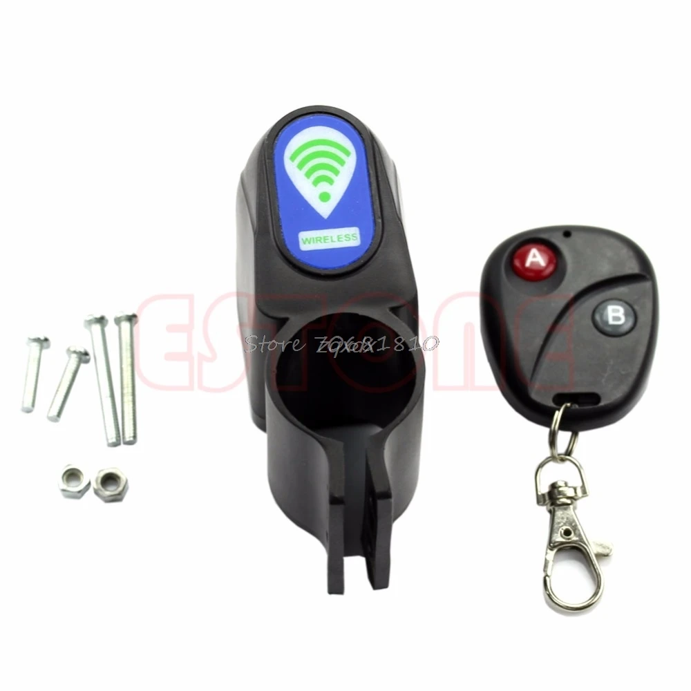 

Wireless Remote Control Vibration Alarm Anti-theft Security Lock Z17 Drop Ship