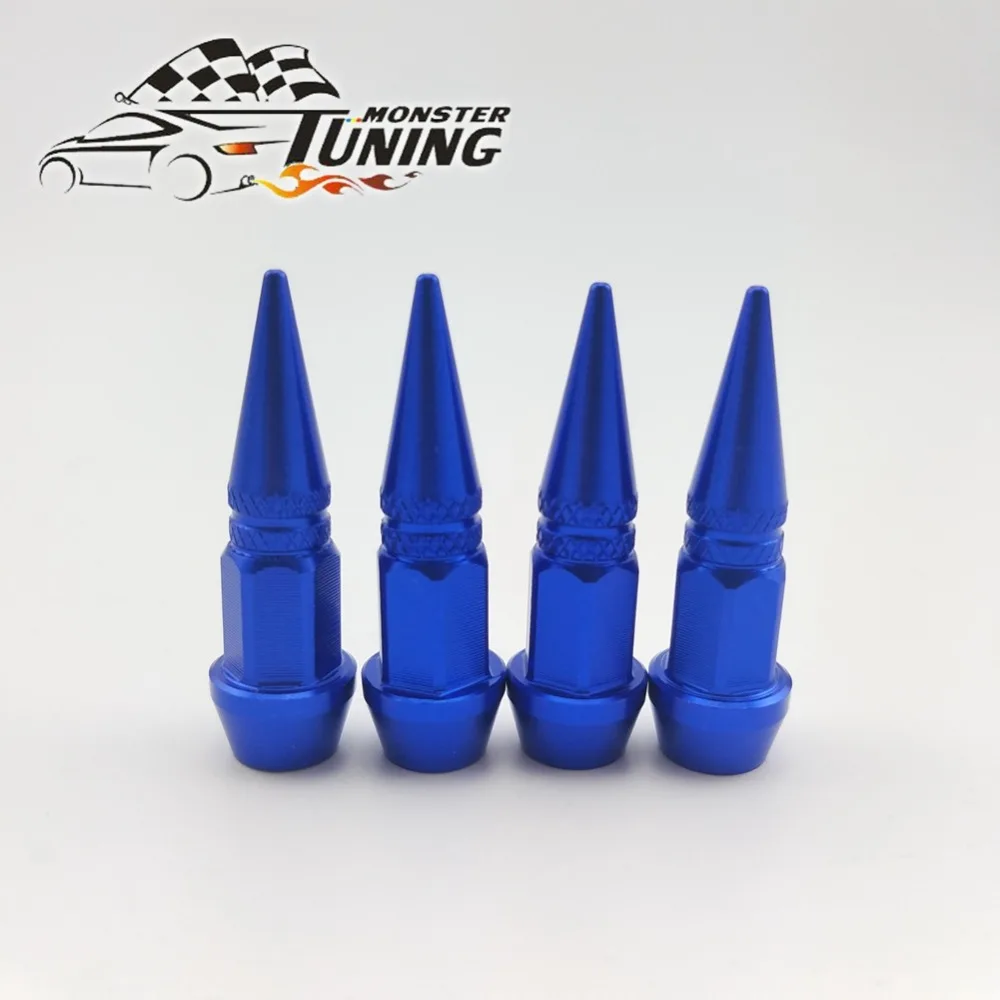 

Tuning Monster 4pcs Universal Car Accessories Tire Valve Caps Wheel Rim Stem Valves Tyre Stem Air Caps Dust-proof Cap Cover
