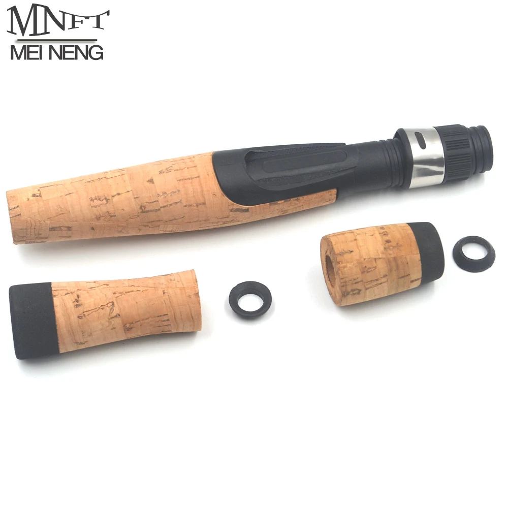 

MNFT 2Sets Spinning Reel Seat Grip Cork Fishing Rod Split Rear Grip Handle Kit for DIY Rod Building and Repair