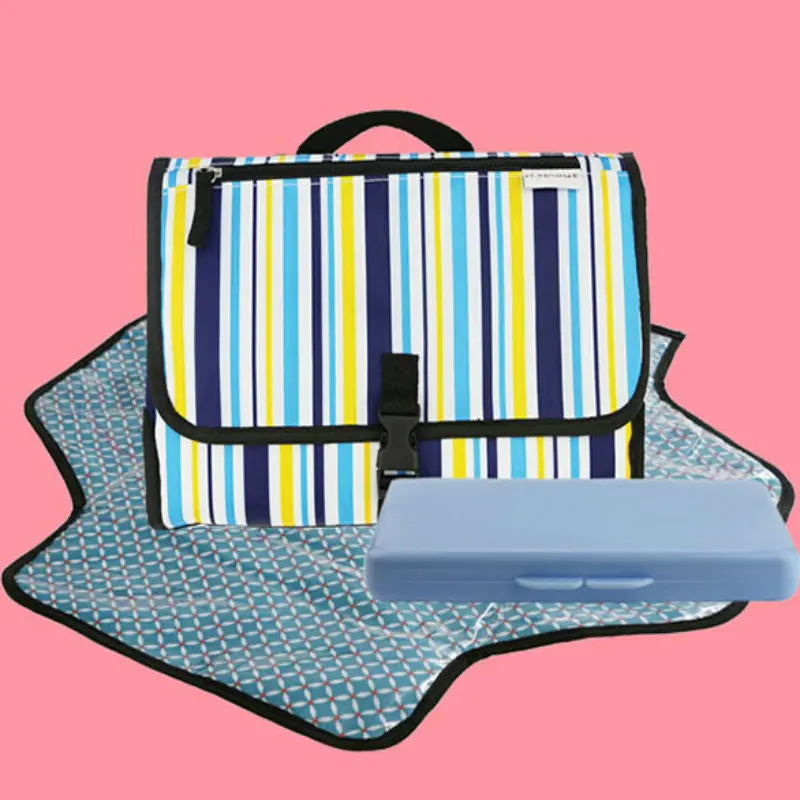 Diaper Backpack With Built In Changing Pad