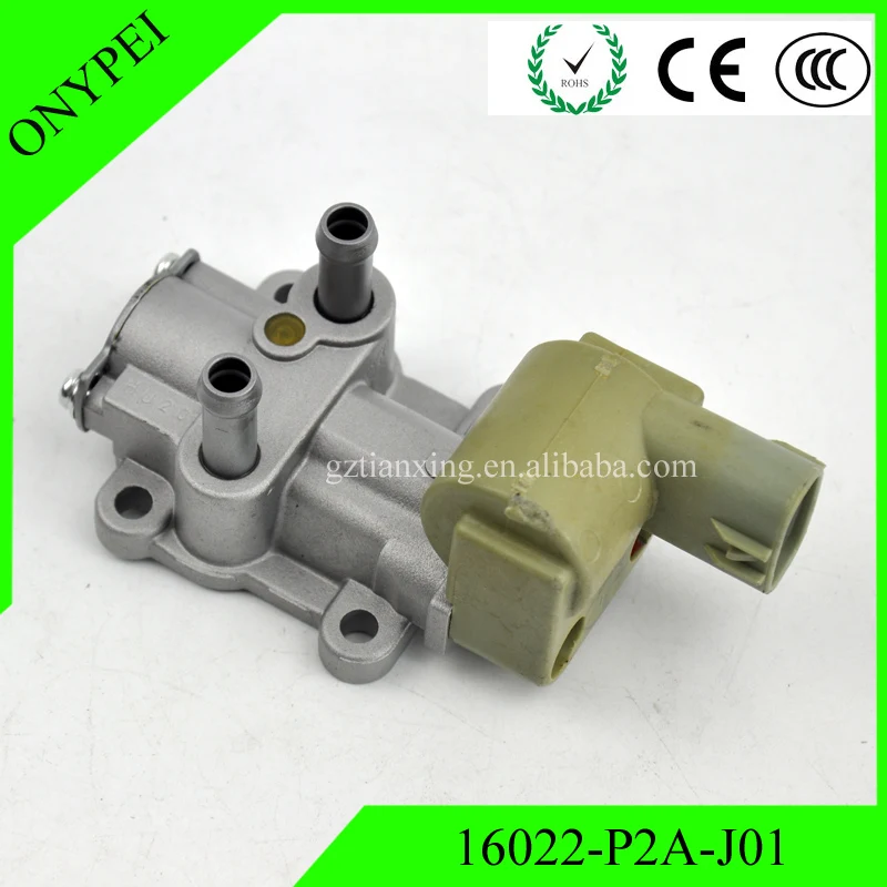 Клапан управления холостым воздухом 16022 P2A J01 для Honda 96 00 Civic Del Sol 97 1 6l L4 16022P2AJ01|valve