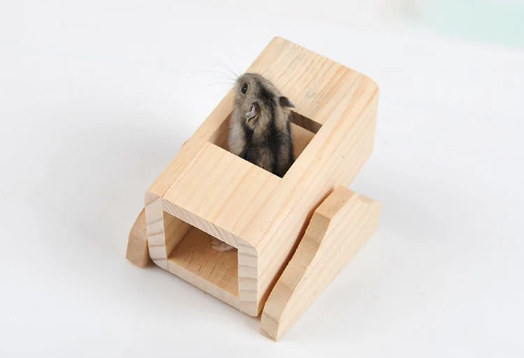 Деревянное ведро деревянная игрушка туннель квадратный качели