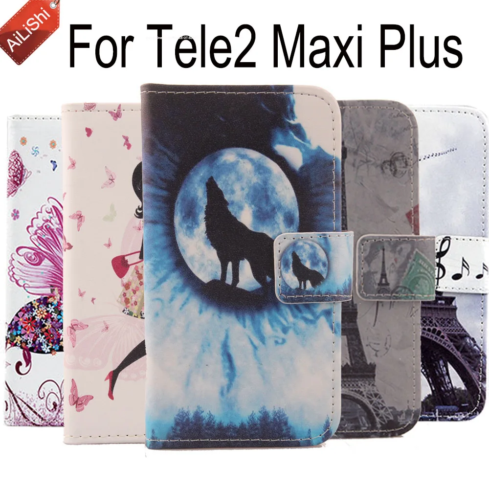 

PU Flip Leather Case Maxi Plus Tele2 Case Hot Sale Wallet Protective Cover Skin For Tele2 Maxi Plus In Stock
