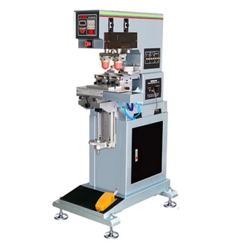 

automatic 2 color pad printing machine with ink cup,ink cup tampon print