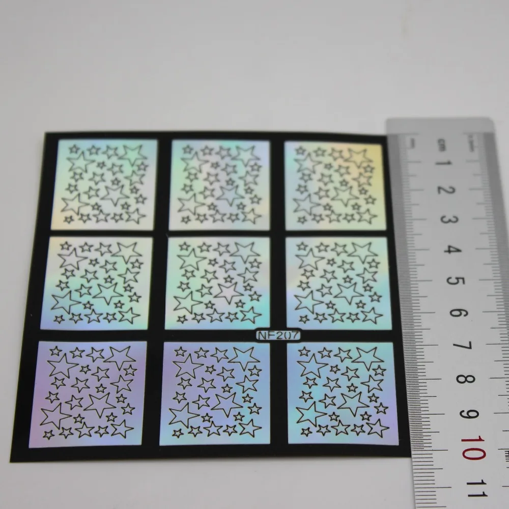 20 штук многоцелевой Штамповка Nail Art шаблоны с выемками Аэрограф стикеры-наклейки, лазерная печать пластин Руководство DIY маникюрные инструменты