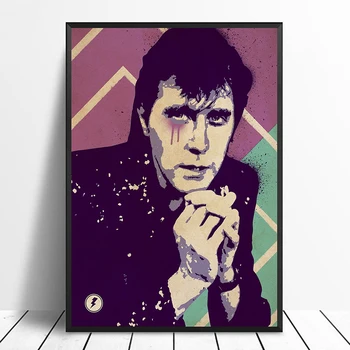 

Bryan Ferry Roxy Music Poster Hip Hop Rap Music Band Star Poster Wall Art Painting Room Home Decor Canvas Print