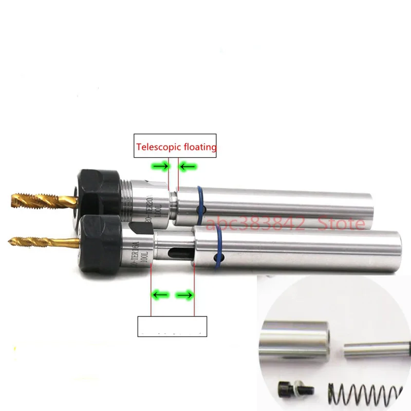 Плавающие проволочная ручка телескопическая ER панели инструментов расширение стержня C20-TER 20-100L для токарного станка C16 C25 TER16A TER16M TER20M TER25UM