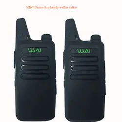 2 шт. портативное радио WLN KD-C1 мини Wiress Walkie Talkie UHF Портативное двухстороннее CB радио коммуникатор рация