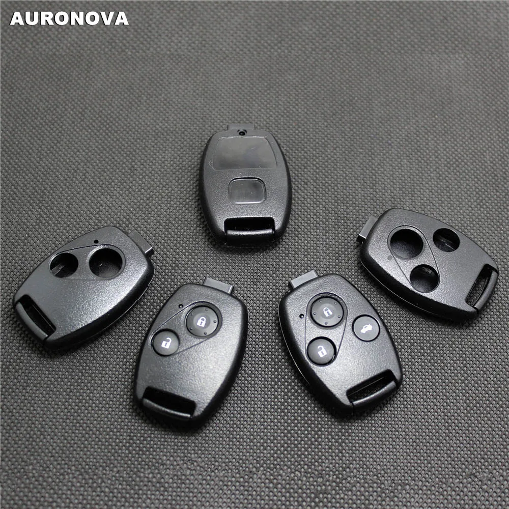 

AURONOVA Key Case for HONDA FIT ODYSSEY PILOT ACCORD CIVIC CRV 2007 2008 2009 2010 2011 2012 2013 Car Key Fob 2/3 Buttons Shell
