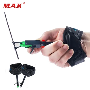 

Arrows and Bow Release 360 Degree Rotation Durable Metal and Strength Saving Release for Compound Bow Archery Shooting
