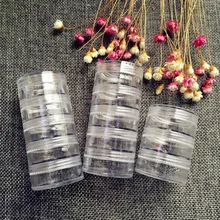 10 шт./лот 2-10x10 г пластиковый крем многоразовый контейнер бутылка портативный тени для век косметический контейнер Штабелируемый дорожный набор для косметики
