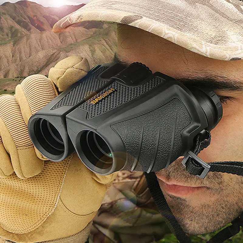 

Baigish High Power Binoculars 10X25 Telescope Hd Optical Compact Handheld binocular for Concert Camping Hunting Russian Military