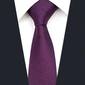 

C11 Solid Purple Silk Mens Skinny Tie Wedding Slim Ties for Men Accessory 6cm