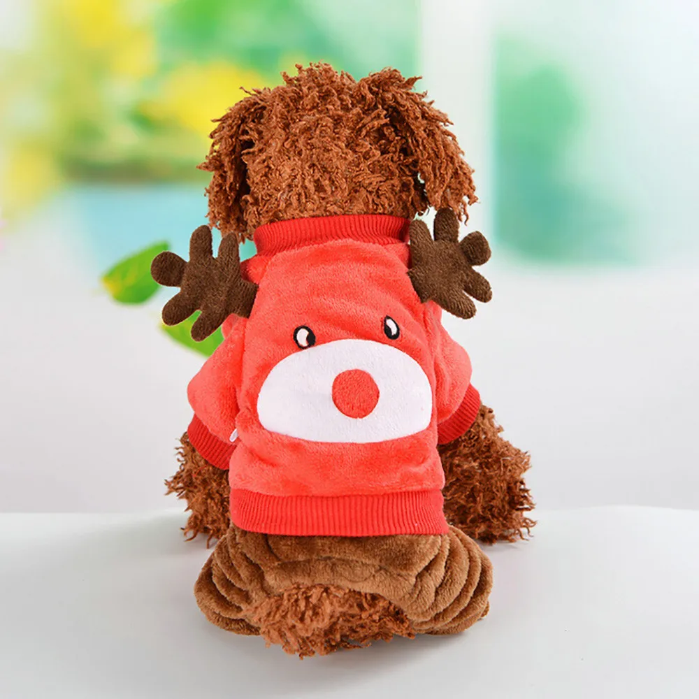 

Christmas Dog Puppy Clothing Small Puppy Soft Pet Sweatershirt pet clothes for small dogs winter jumpsuit dog clothes christmas