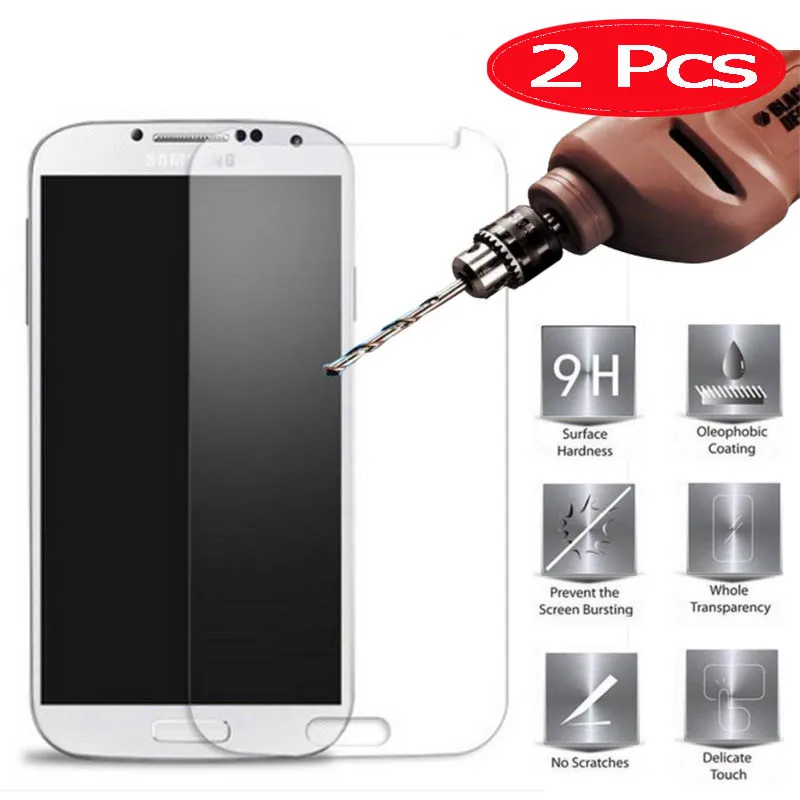 

2 Pieces HOPELF Tempered Glass for Samsung Galaxy S4 Glass Mini Screen Protector Film for Samsung Galaxy S4 Mini Tempered Glass
