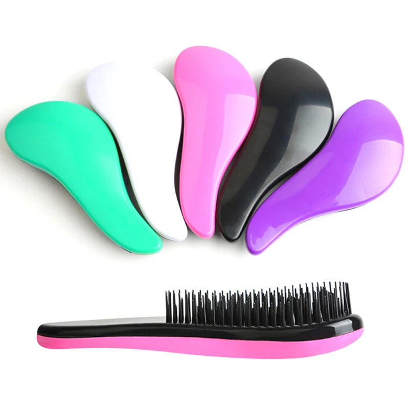 

19*8*3cm Purple Cover Hair Style Best Cheap Professional Pocket Hair Detangling Brush