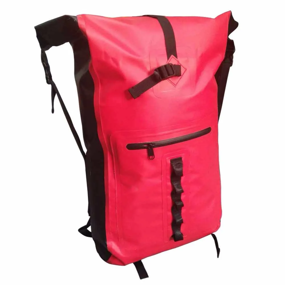 32L al aire libre río Trekking bolsa doble correas de hombro Paquete de agua natación mochila bolsas a prueba de agua para la deriva kayak - 3