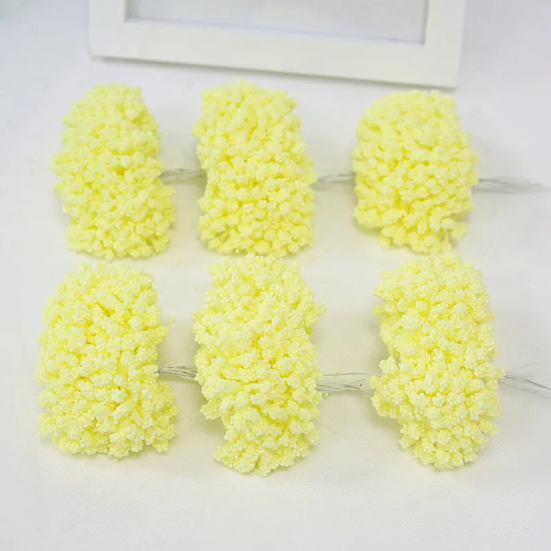 Flone Mini Fake Fruit Small Berries Artificial Flower Cherry Stamen Bouquet Wedding Christmas Party Xmas Decor Art Floral (11)
