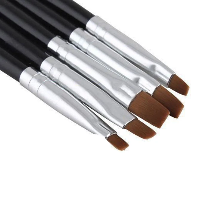 

BLUE ZOO 5Pcs/set Acrylic UV GEL Nail Art Design Set Liner Painting Dotting Brush Pen Builder for Acrylic